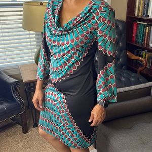 INC Peacock Dress
